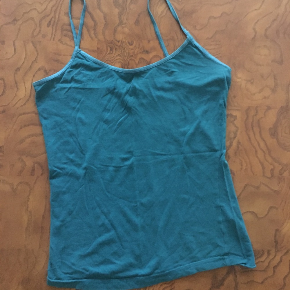women’s teal tank top